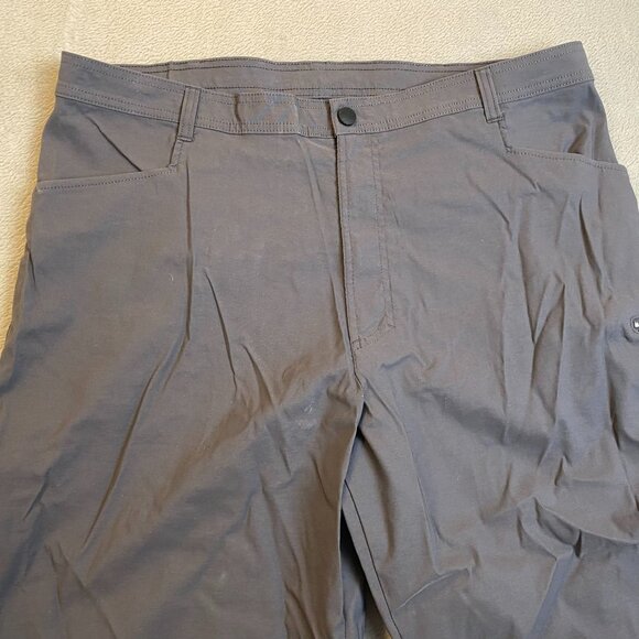 Wrangler Mens Pants 38x32 Gray Nylon & Spandex Pants With Button Closure & Side - Picture 7 of 10